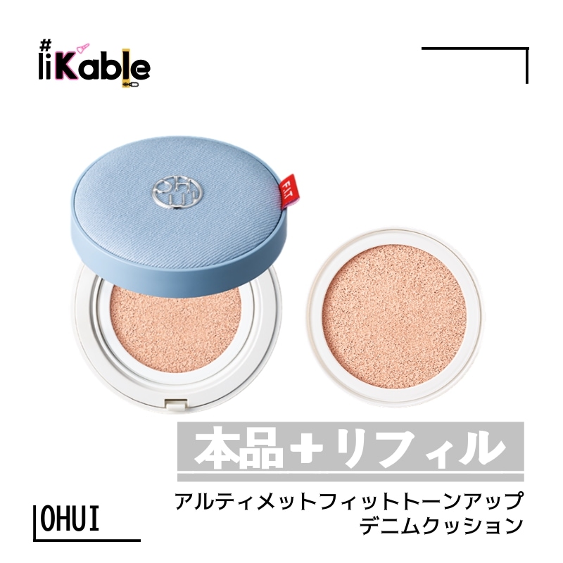 [本品+リフィル] アルティメットフィットトーンアップ デニムクッション(ピンクエディション) + リフィル 1個, 01号 ピンクベージュ