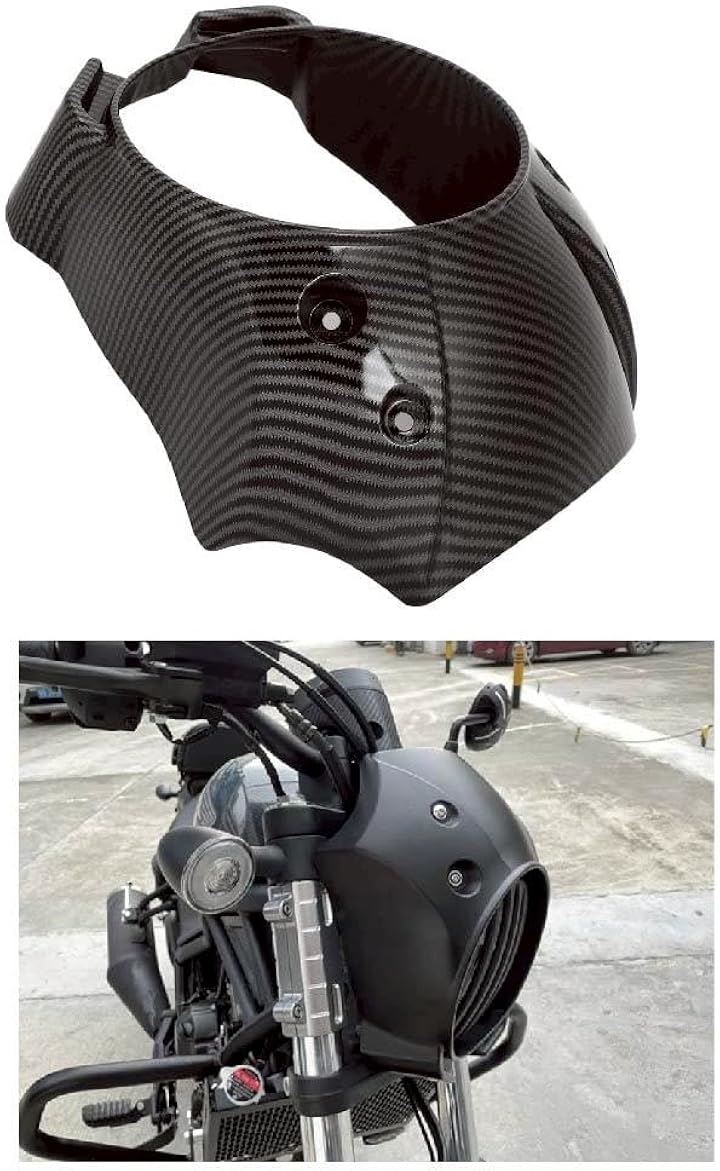 ホンダ レブル250 / 500 2020～用 ヘッドライト カバー カウル ブラケット類/一式付属 カバー/ガード/プロテクター フロント ウインカー Rebel 衝撃(カーボン調)