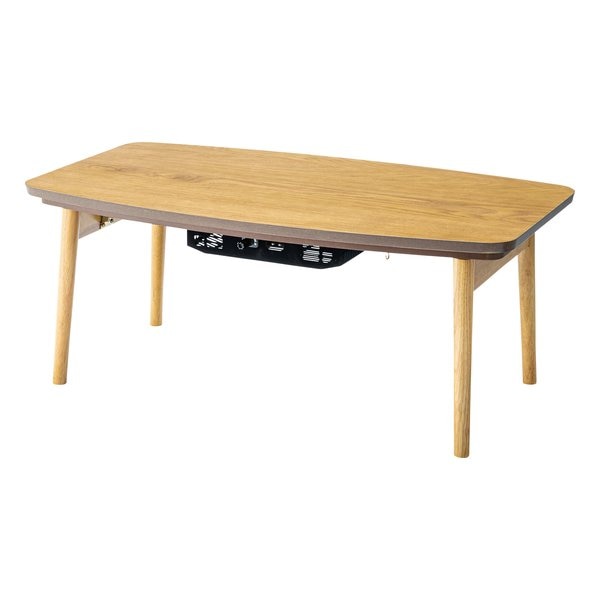 コタツテーブル オーク W90×D50×H36 エルフィ901OAK