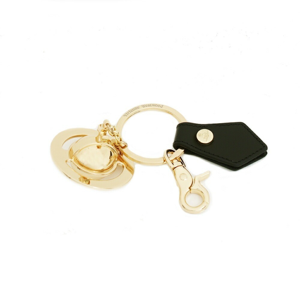 ヴィヴィアンウエストウッド VIVIENNE WESTWOOD キーリング 82030078-02114-N403 レディース ブラック ライトゴールド