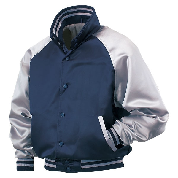 ゼット 野球ウエア 少年用グラウンドコート ネイビー×シルバー 150cm BOG705 2913