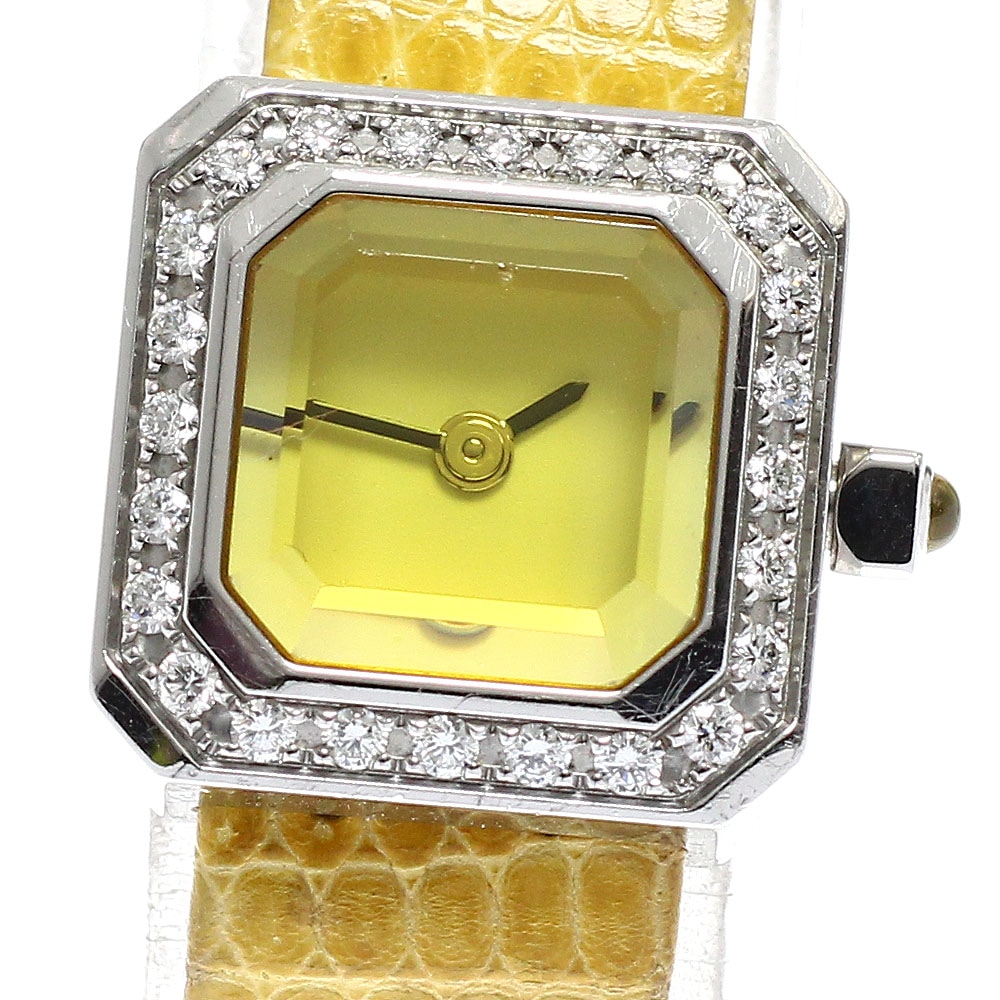 コルム CORUM 137.425.47 シュガーキューブ ダイヤベゼル クォーツ レディース _922571【中古】