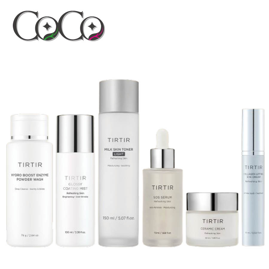 【正規品】水光6種基礎セット[トナー - 150ml /セラム - 50ml /クリーム - 50ml /ミスト - 100ml /アイクリーム - 15ml /パウダーウォッシュ-75g]