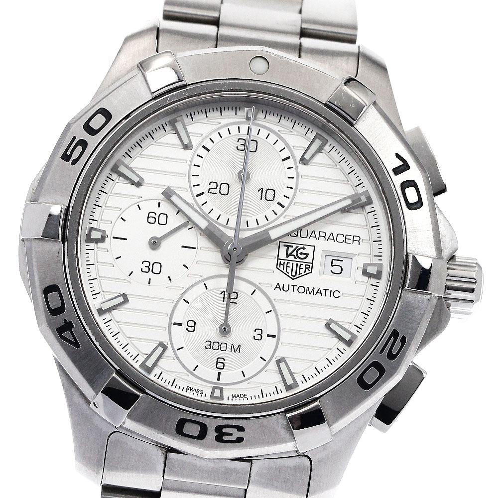 タグホイヤー TAG HEUER CAP2111-0 アクアレーサー クロノグラフ 自動巻き メンズ _897472【中古】