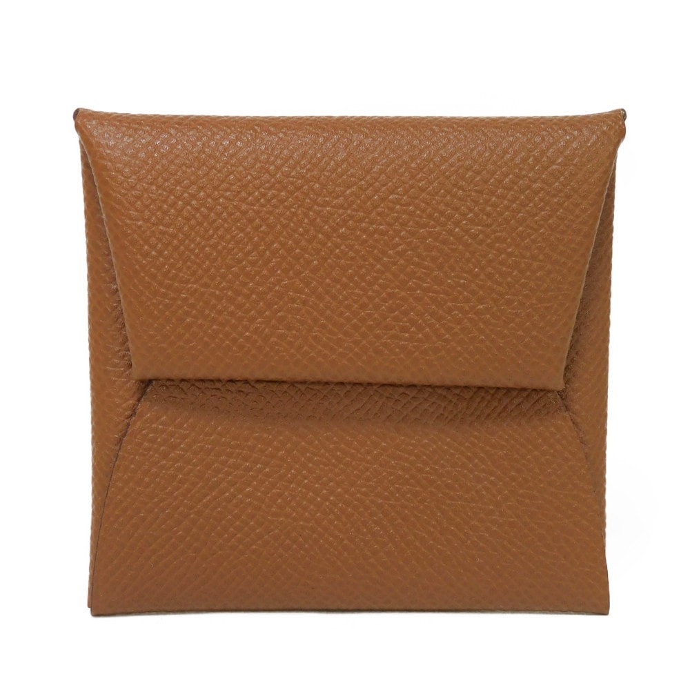 【中古】 コインケース エプソン カーフ 型押し ブラウン スナップボタン 小銭入れ 財布 バスティア 24,480円