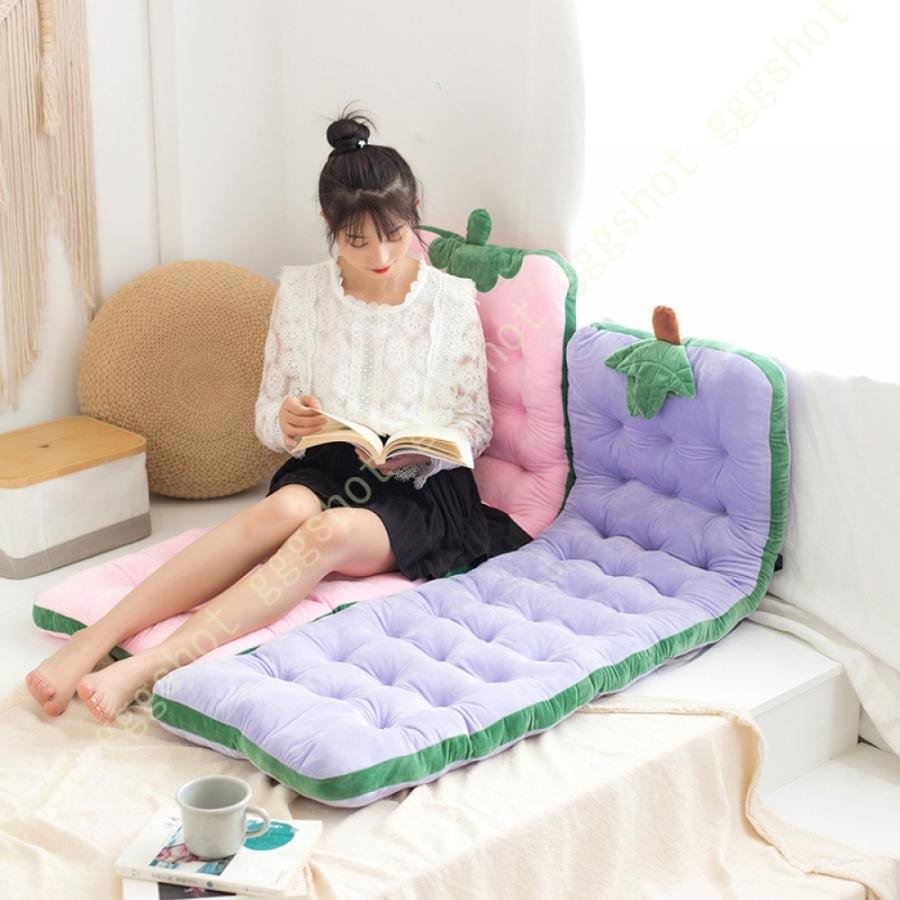 ロングクッション 座面クッション 椅子用クッション かわいい ソファクッション 座り心地いい ふわふわ 快適 自宅用 映画鑑賞 ゲーム ティータイム 背もたれ