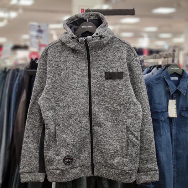 HC21 共用 裏起毛 ビッグサイズ フード付きジップアップジャンパー BUK506 (S41379096)