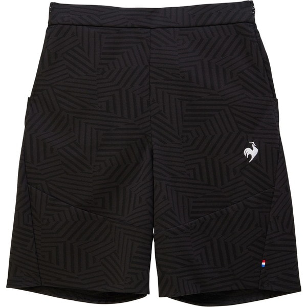 le coq sportif ルコック テニス メンズ ジャガードハーフパンツ テニス QTMXJD03-BK