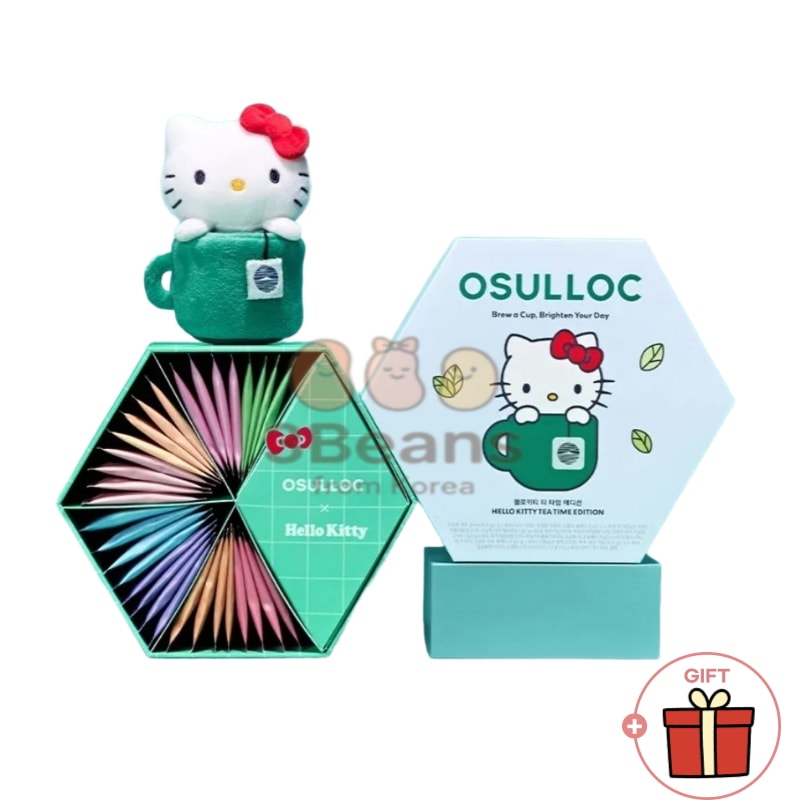 [韓国 人気 商品] ハローキティ ティータイムエディション 8種 32袋/キティキーホルダー,韓国茶, 緑茶, 紅茶, ハーブティー,プレミアムティー, 有機茶, ティーバッグセット, ギフトセット