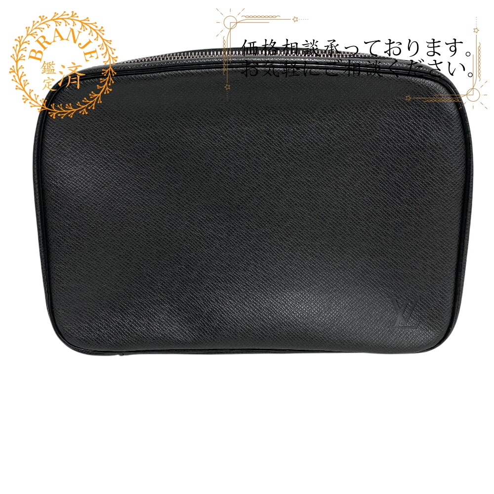 M30212 トゥルーストワレットGM タイガ レザー セカンドバッグ ブラック ブランド 18,031円