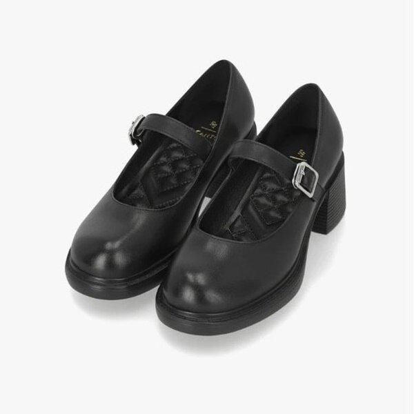 軽量クッションチャンキーメリージェーン女性パンプスLCWD45U613_GN 16,055円