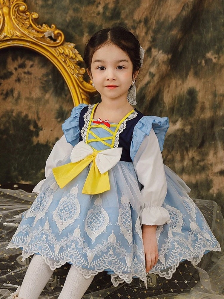 アンナ姫ロリータドレス小中ロリータパフドレス秋服期間限定30%