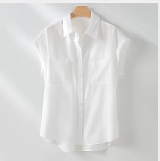 トップス シャツ シンプル 半袖 袖なし ノースリーブ フレンチスリーブ 襟付き タイト 細身 前開き 薄手 かわいい 可愛い きれいめ 大人 上品 おしゃれ お洒落 かっこいい 大人可愛い 大人女子 5,745円
