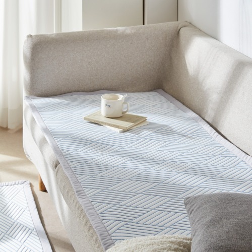 한일의료기 냉감매트 쿼츠 3인 소파용