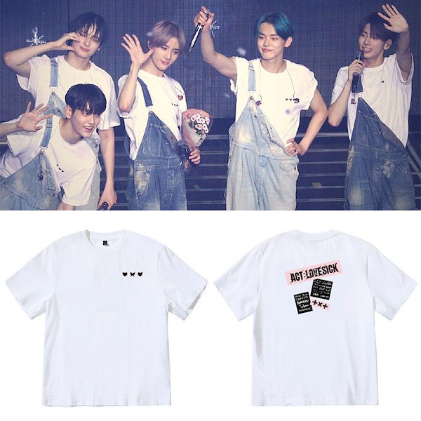 ACT:LOVESICK tシャツ TXT TXT ACT:LOVE SICK Concert T-shirt (Fan-made) – TXT Universe