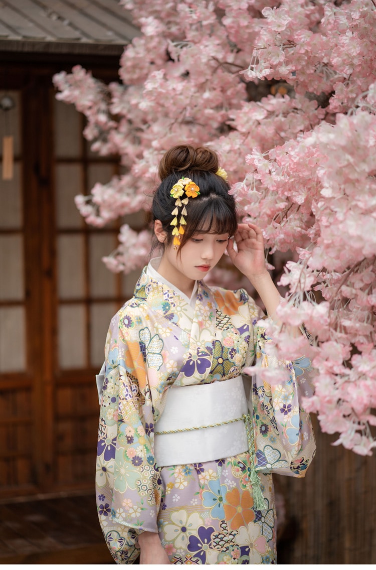 浴衣 四季折々 成人式 振袖 変わり織り 夏祭り 夕涼み 花火大会 夕涼み会 フリーサイズ