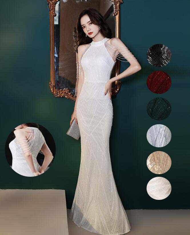特別仕様フォーマルドレス ロング丈ワンピース Aラインドレス セクシー パーティードレス 結婚式 着痩せ ピアノ ロングドレス プリンセスライン 演奏会ドレス 発表会 ステージ 衣装 大きいサイズ 大