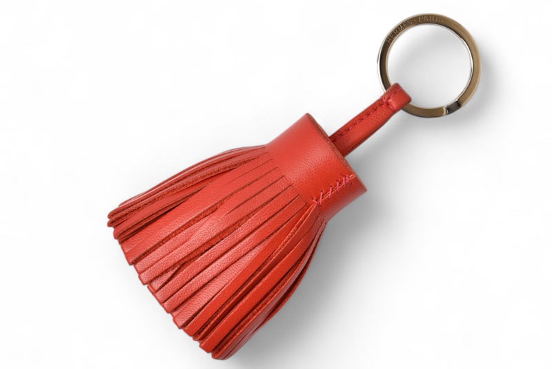 キーリング/キーホルダー カルメン タッセル チャーム ルージュ【中古】