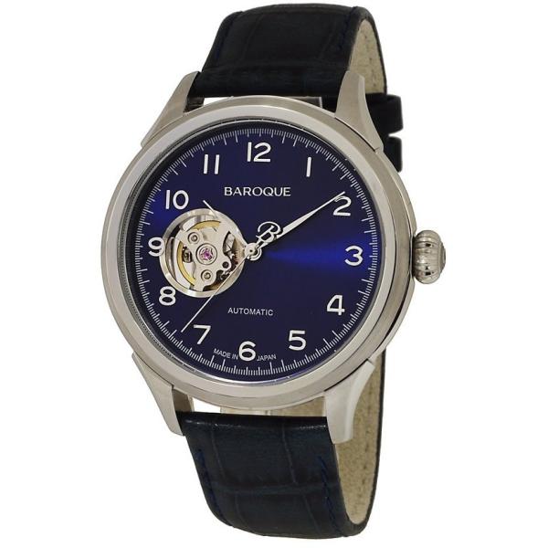 BAROQUE バロック BA3001S-03NV ネイビー 腕時計 自動巻き メンズ 日本製 19,824円