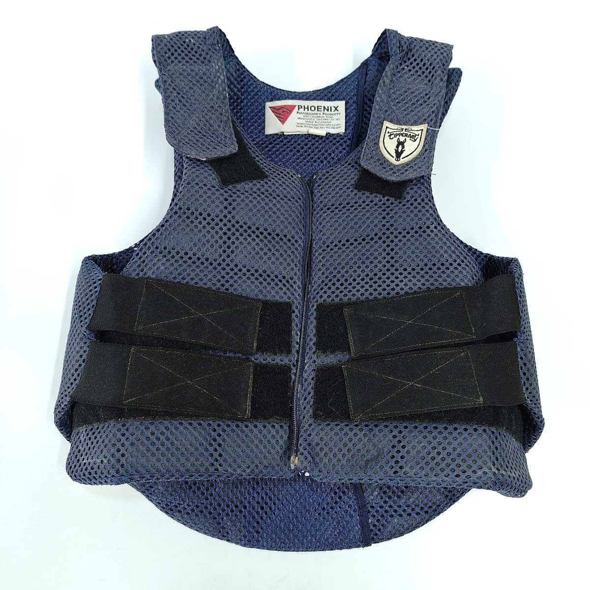 【中古】 PHOENIX フェニックス プロテクター ベスト メッシュ Tipperary 14038 ネイビー 乗馬 馬術