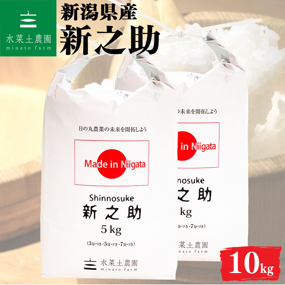 新之助 精米 10kg 新潟県産 令和7年産 選べるお試し袋付き