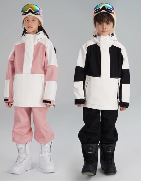 新しい子供とティーンエイジャーのスキースーツセット女の子のスキーパンツ大きな子供用スキー用具男の子用の防風性と防水性688