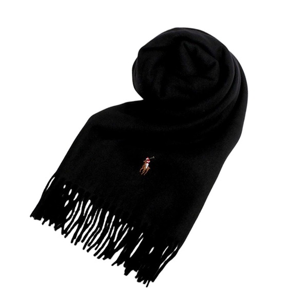 マフラー PC1047-001 メンズ レディース ブラック