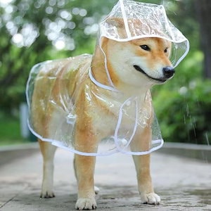 犬用レインコート 大中小型ゴールデンレトリバービションフリーゼ防水ペットレインコート大型犬レインコート防雨全身