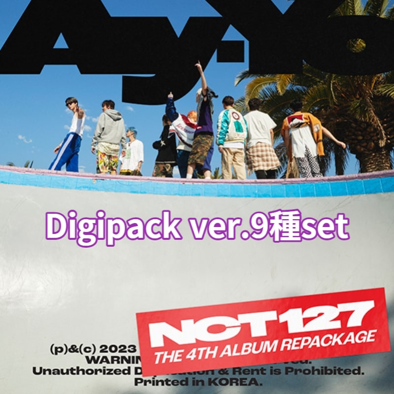 NCT127 [A-yo] repackage Digipack ver. 9種set