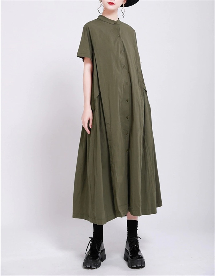 簡単にオシャレコーデが叶う 激安セール マキシ丈 半袖 ピュアカラー ロングワンピース 半袖ロング マキシ丈ワンピ 国際ブランド Www Quartzhotel Mx