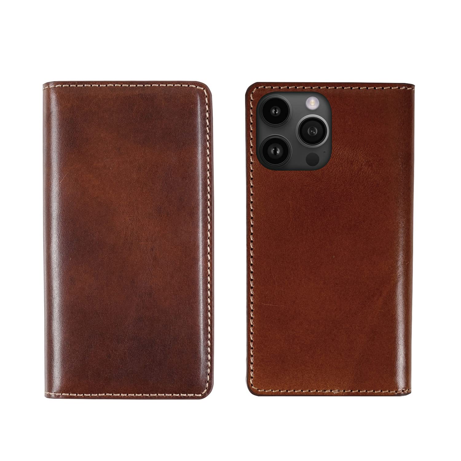 iPhone 14 Pro ケース 手帳型ケース スマホケース アイフォン14 pro 本革 クラシック トスカニーベリー ブラウン GZ24992i14PR 【国内正規品】