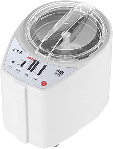 色：ホワイト 山本電気 家庭用精米機 MICHIBA KITCHEN PRODUCT 匠味米 ホワイ