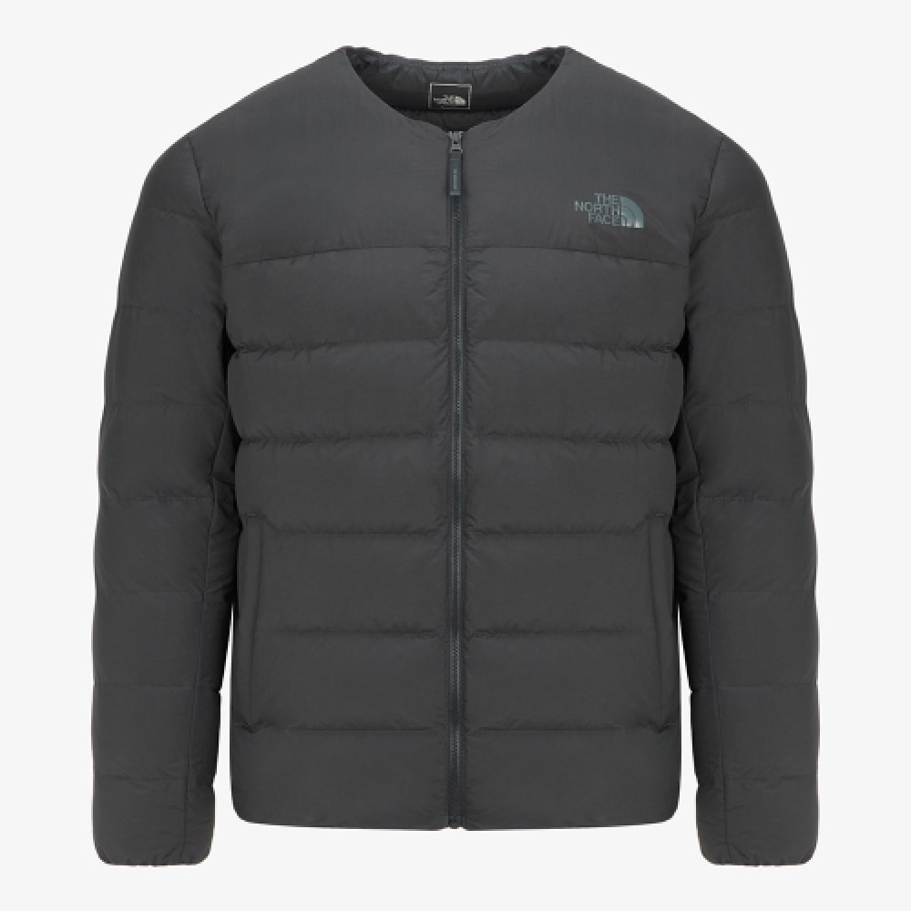 ザノースフェイス NJ1DR00B メンズポプラダウンジャケット_チャコールグレー