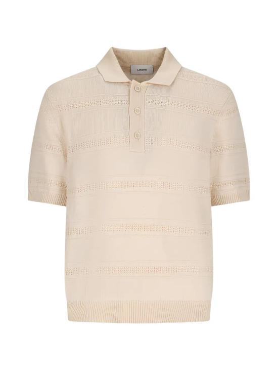 LARDINI Men Polo Shirts PALPMC109 PA66034 120PA MILK