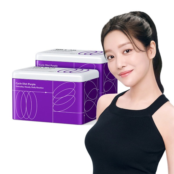 サイクルダイエット パープル 2通（8週間分）チャジュヨン ダイエット ザンティジェンテ アニンビタミン 体脂肪減少 緊張ケア 基礎健康
