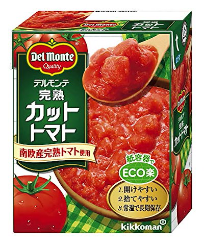キッコーマン食品 デルモンテ 完熟カットトマト 紙...のサムネイル