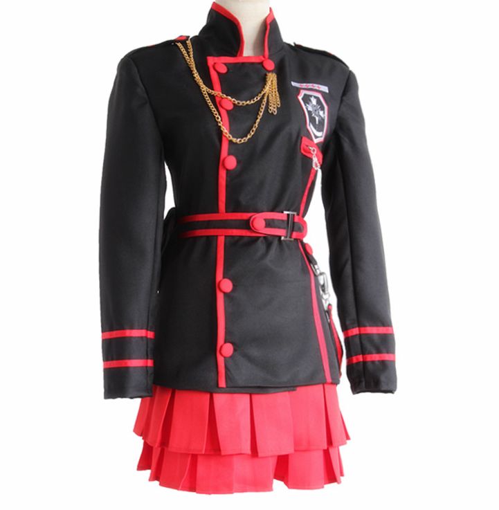 D.Gray-man ディーグレイマン 風 リナリーリー コスチューム コスプレ衣装 5点セット サイズ S―XL