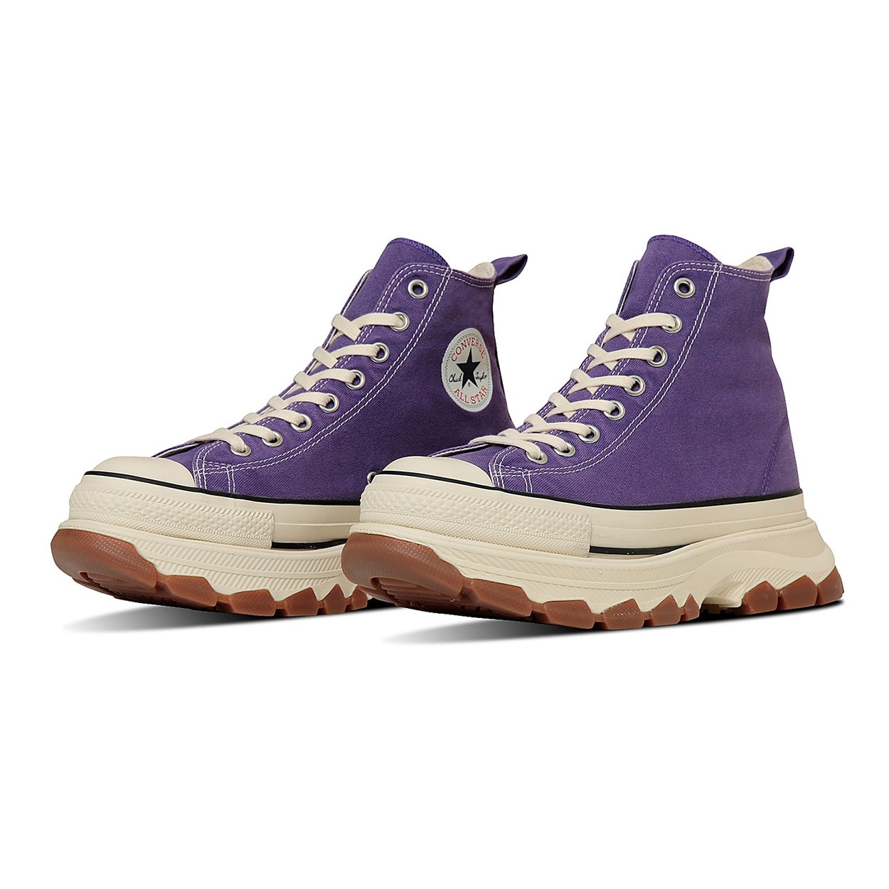 コンバース オールスター トレックウエーブ フェイデッドキャンバス HI スニーカー レディース メンズ 厚底 ハイカット おしゃれ シューズ