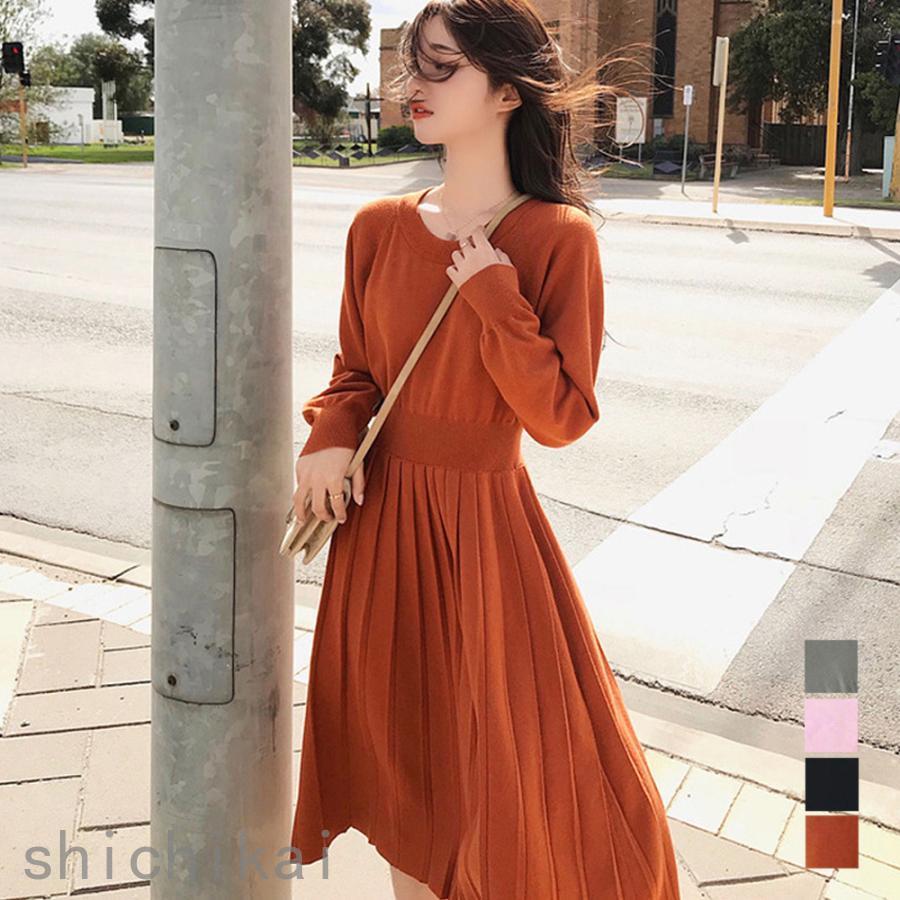 ホワイトデー WILLS ニットプリーツワンピースレディースニット THOM