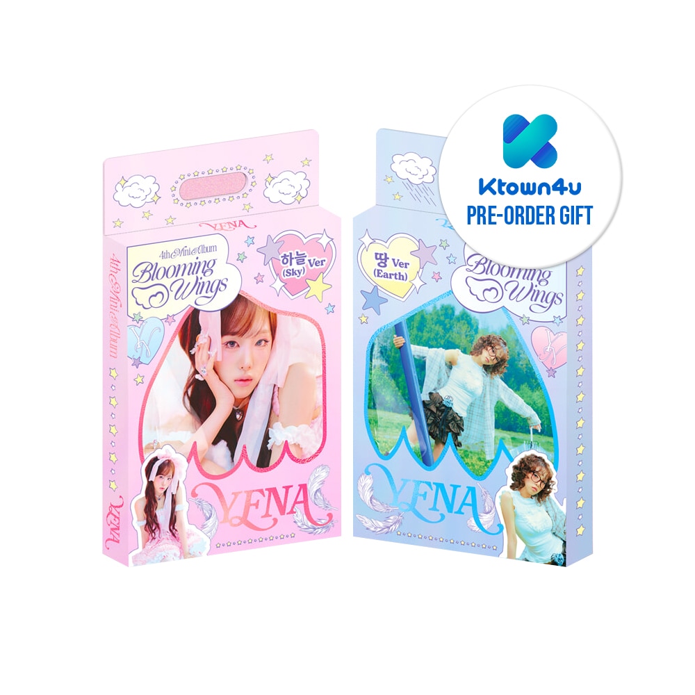 【KTOWN4U特典選択】 YENA - BLOOMING WINGS / Photobook アルバム2種セット / SKY / EARTH