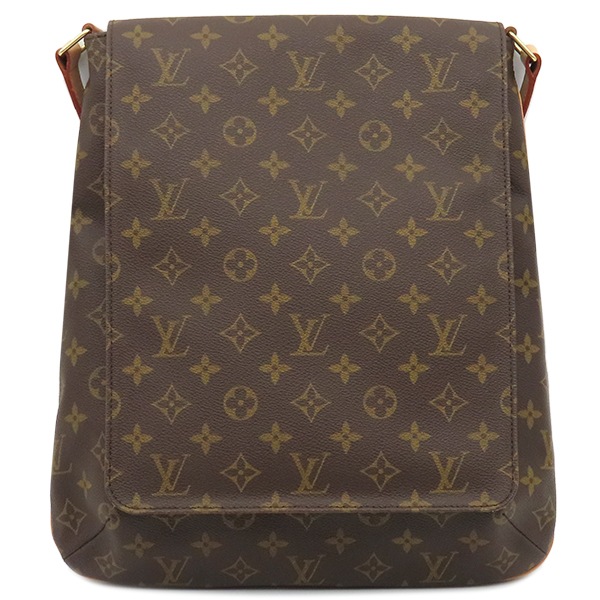 ルイヴィトン LOUIS VUITTON ショルダーバッグ ミュゼット モノグラムキャンバス モノグラム ゴールド金具 茶 M51256 AS0051 【保存袋】【中古】