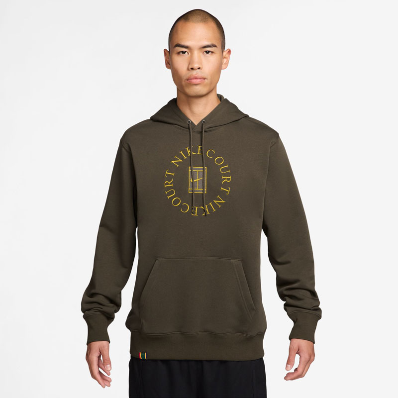 ナイキコート DF ヘリテージ フリース プルオーバー L/S フーディ 硬式テニス ウェア スウェットシャツ HM6760