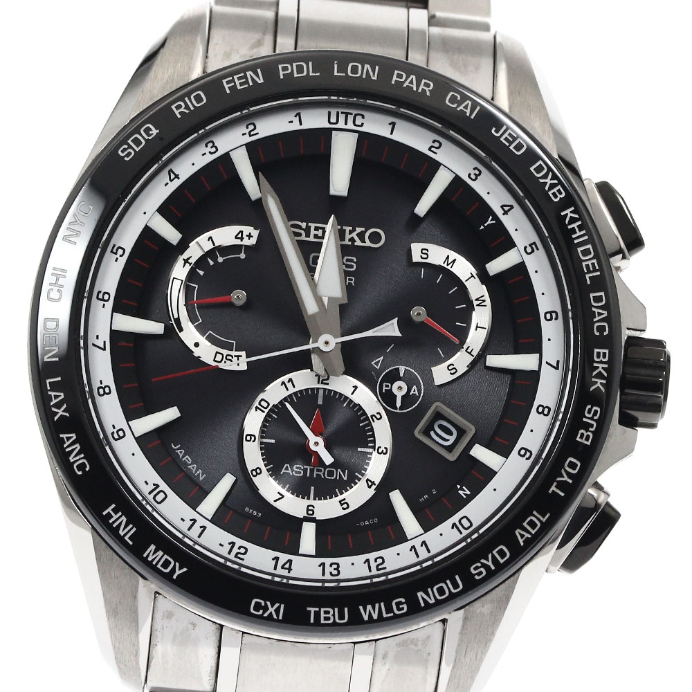 セイコー SEIKO SBXB051/8X53-0AD0-2 アストロン デイデイト ソーラー電波 メンズ 保証書付き_886397【中古】
