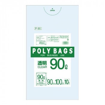 オルディ ポリバックビジネス90L 透明10P×30冊 30301