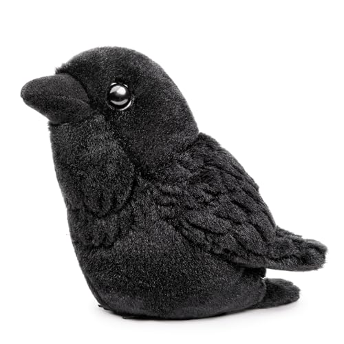 カラスのぬいぐるみ 鳥のぬいぐるみ 男の子 女の子 子供向けギフト ハロウィンぬいぐるみ 室内装飾 (ブラック4.5インチ) 5,462円