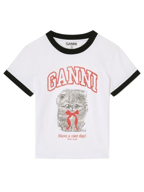 GANNI Women Tops A1050030 151 WHITE