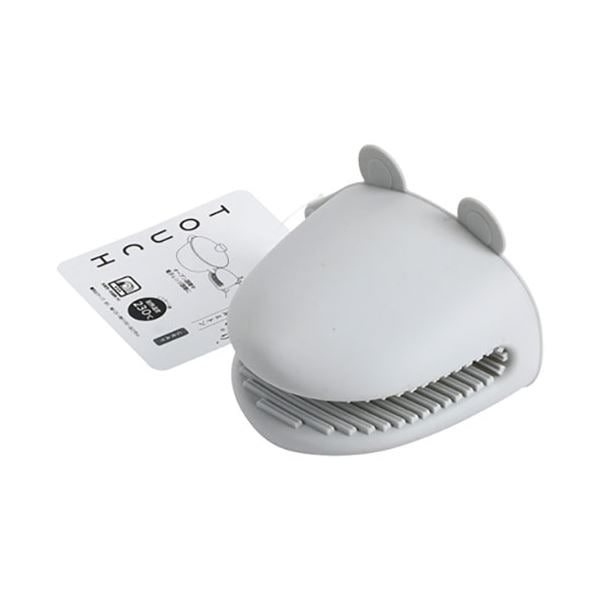 [5セット] パール金属 TOUCH シリコーンカエルミトン GRAY CC-1533X5