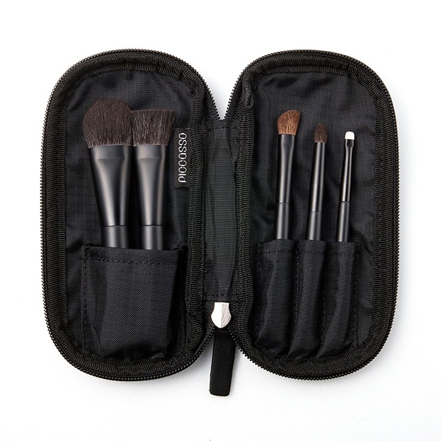 【ピカソ】マットブラックメイクブラシセット