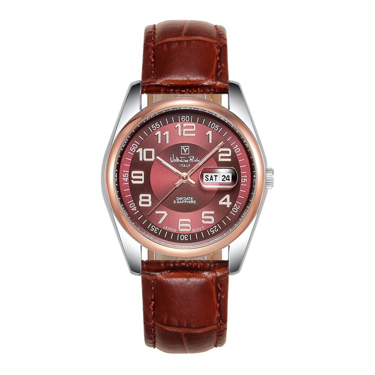 VR1127A-BRBR M mens leather watch 5,933円