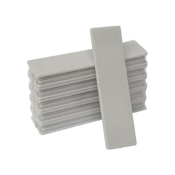 (まとめ) 日本統計機 マグネット式片面名札 22×82mm 灰 S25-1GL 1パック(10枚) (×5セット)